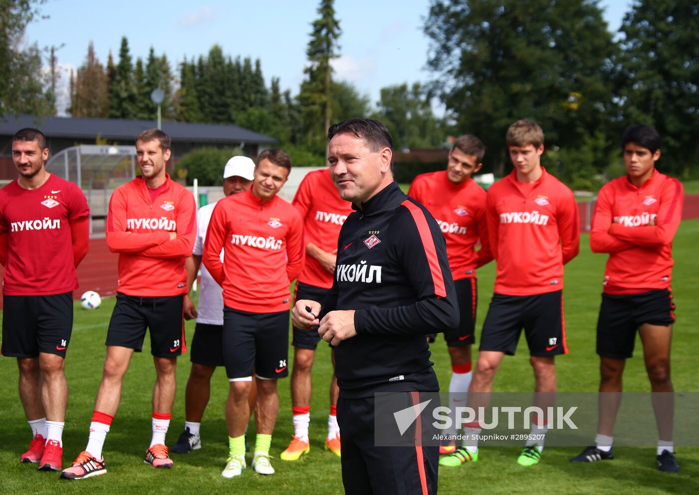Spartak Football Club training session