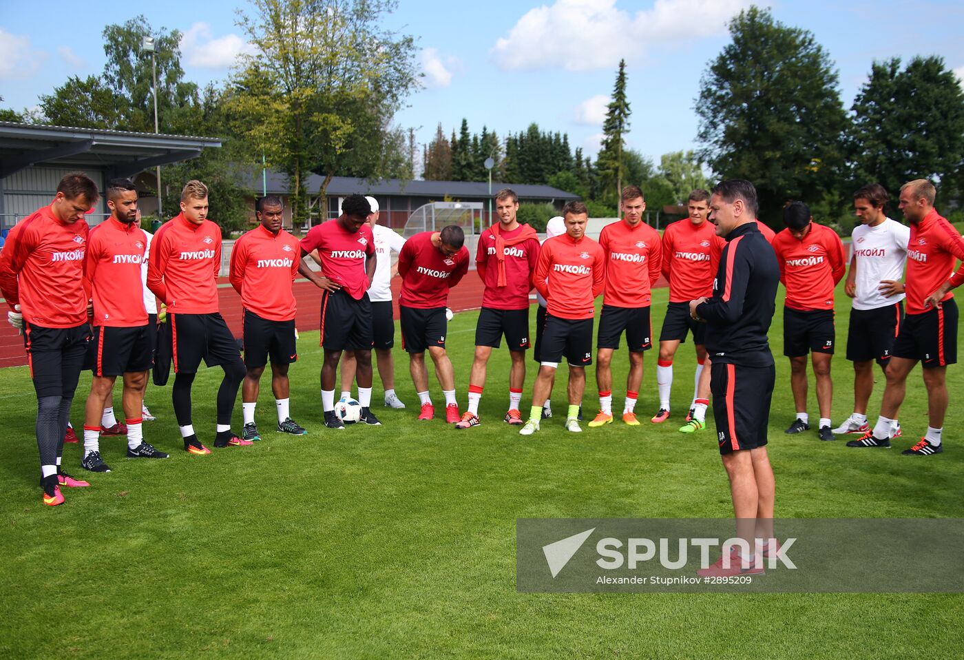 Spartak Football Club training session