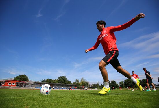Spartak Football Club training session