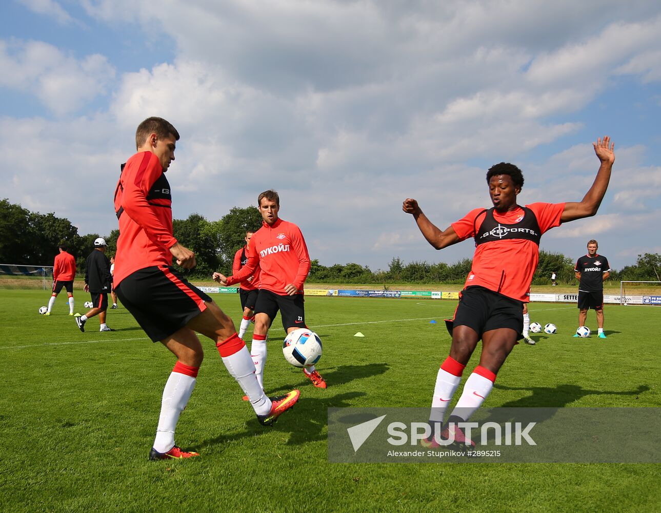 Spartak Football Club training session