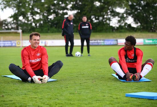 Spartak Football Club training session