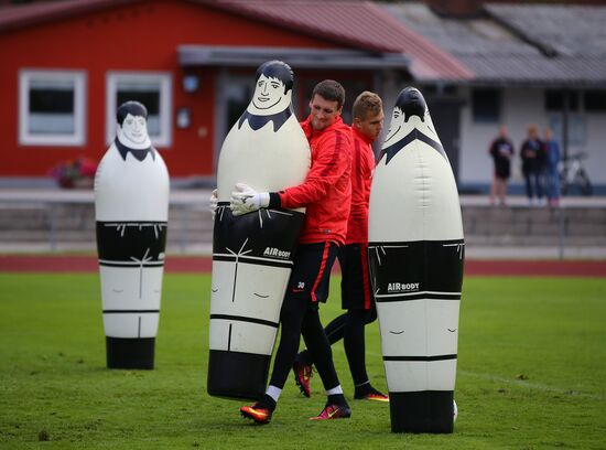 Spartak Football Club training session