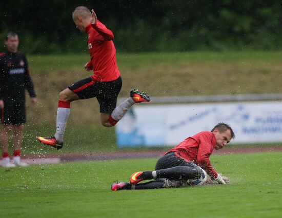 Spartak Football Club training session