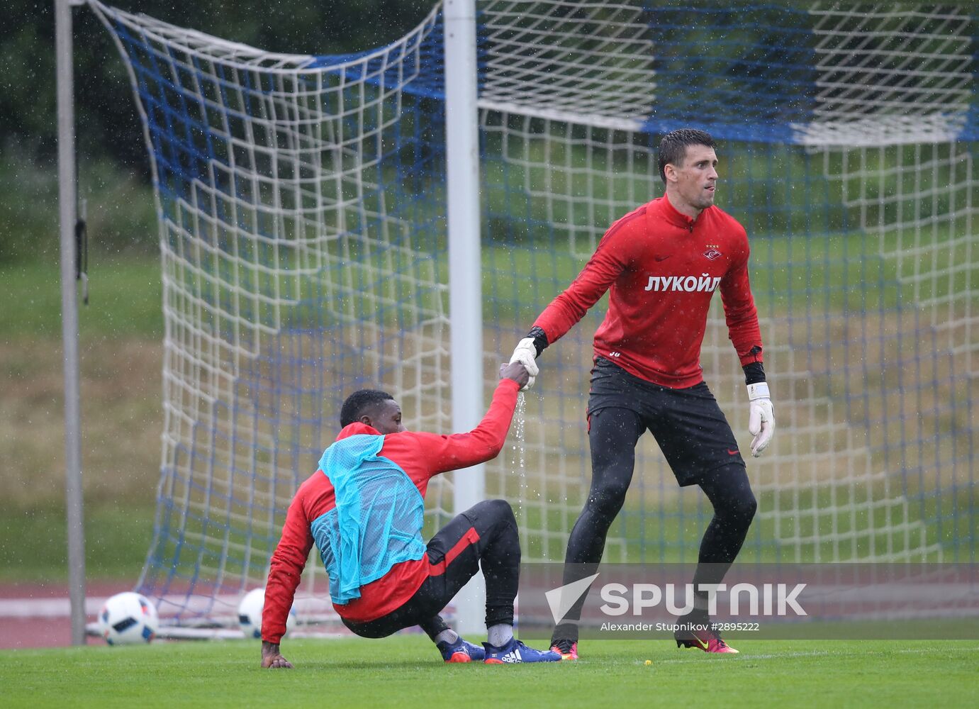 Spartak Football Club training session