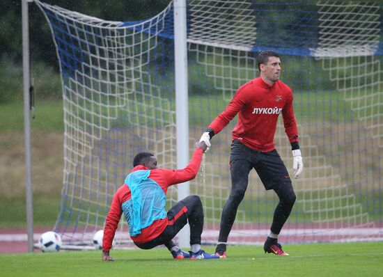 Spartak Football Club training session