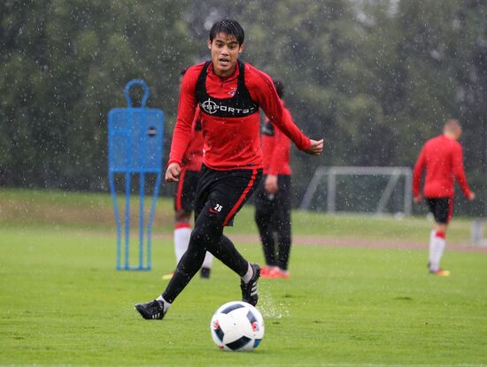 Spartak Football Club training session