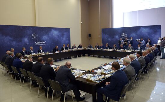 President Vladimir Putin visits Syrius educational center in Sochi