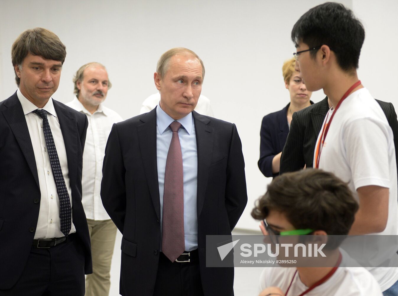 President Vladimir Putin visits Syrius educational center in Sochi