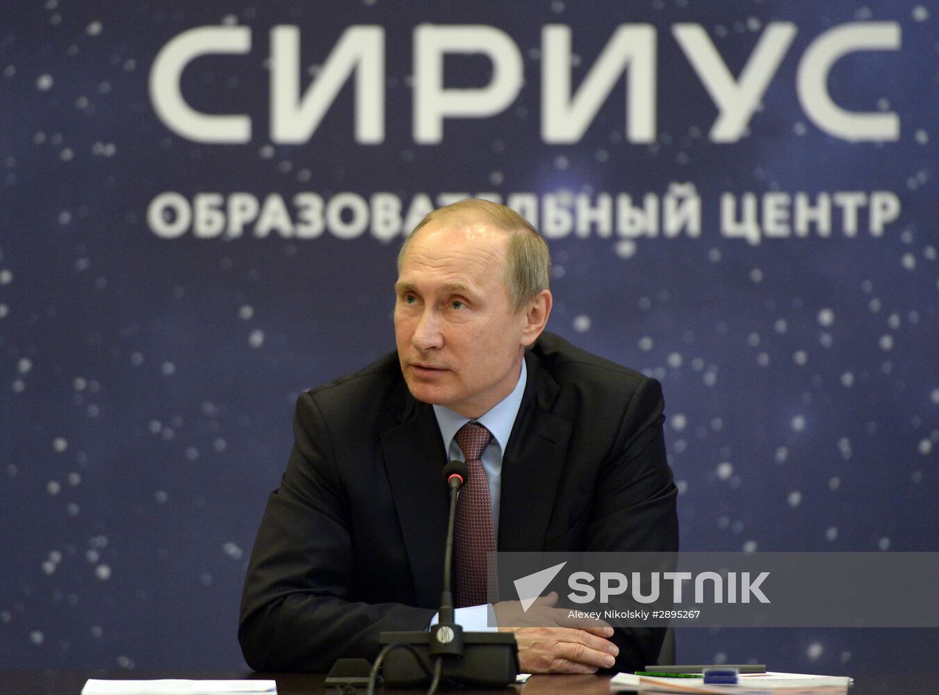 President Vladimir Putin visits Syrius educational center in Sochi