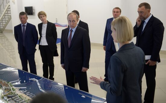 President Vladimir Putin visits Sirius educational center in Sochi