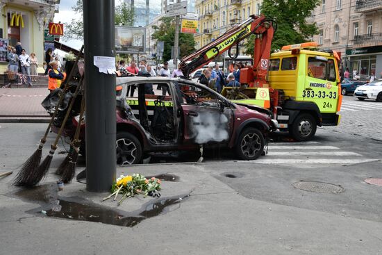 Journalist Pavel Sheremet killed in car explosion in Kiev