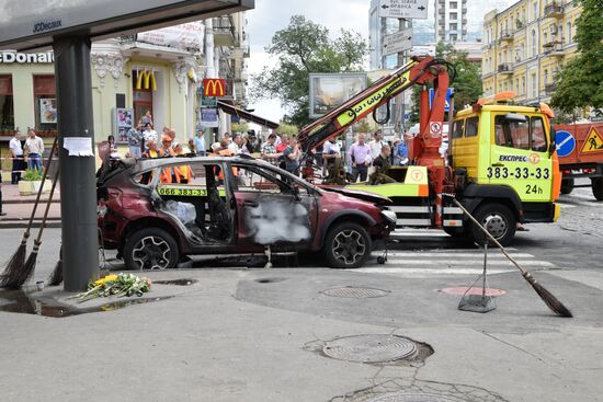 Journalist Pavel Sheremet killed in car explosion in Kiev