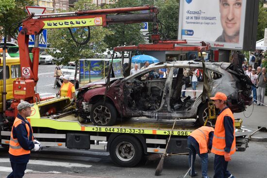 Journalist Pavel Sheremet killed in car explosion in Kiev