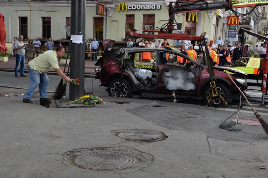 Journalist Pavel Sheremet killed in car explosion in Kiev