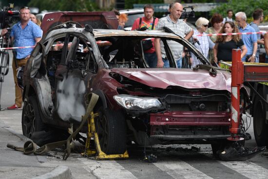Journalist Pavel Sheremet killed in car explosion in Kiev