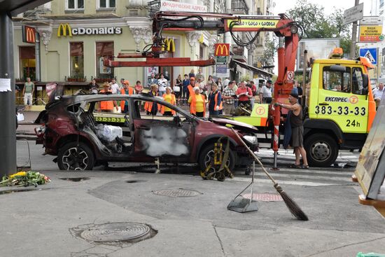 Journalist Pavel Sheremet killed in car explosion in Kiev