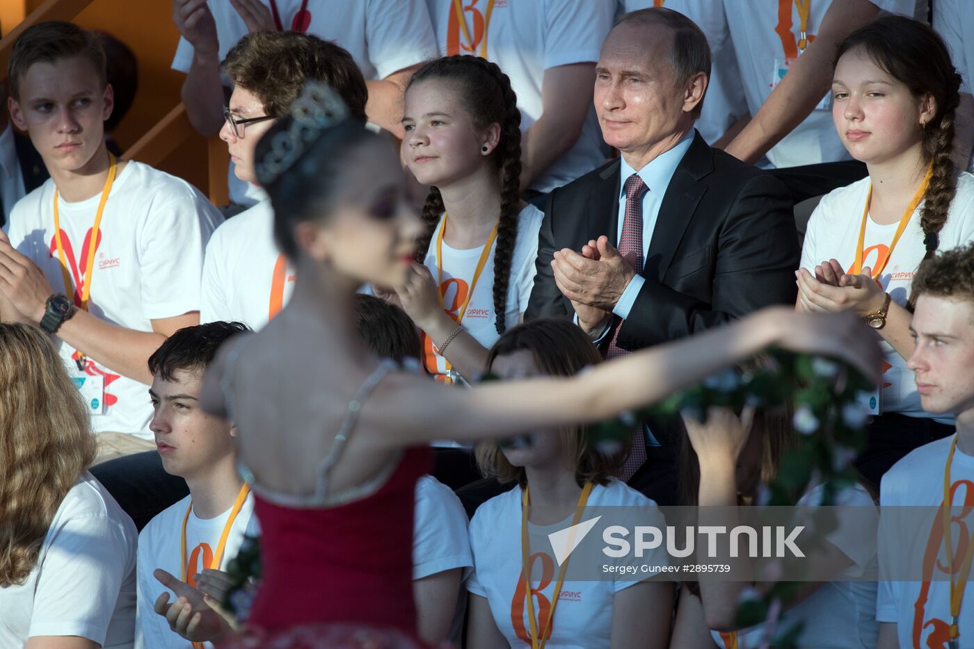 President Vladimir Putin visits Syrius educational center in Sochi