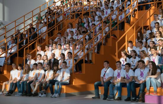 President Vladimir Putin visits Sirius educational center Sochi