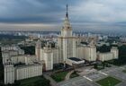 Aerial views of Moscow
