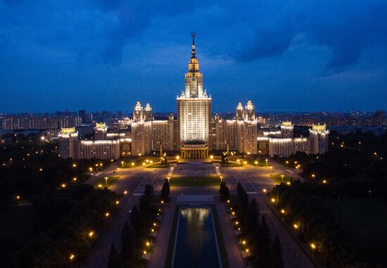 Bird's-eye views of Moscow