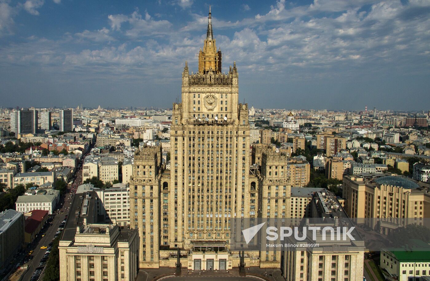 Bird's-eye views of Moscow