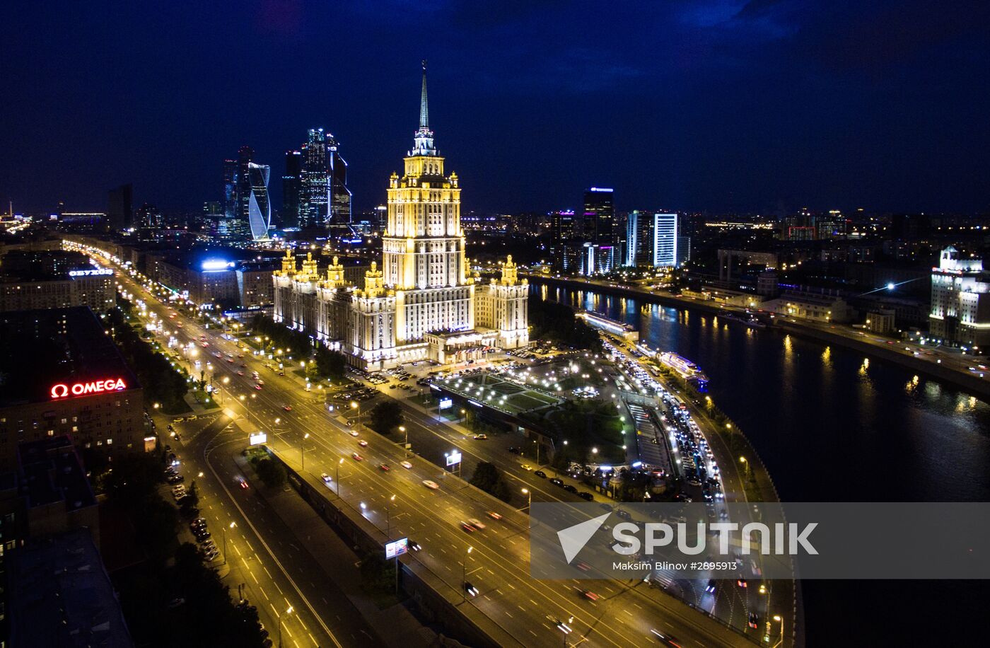 Bird's-eye views of Moscow