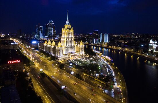 Bird's-eye views of Moscow