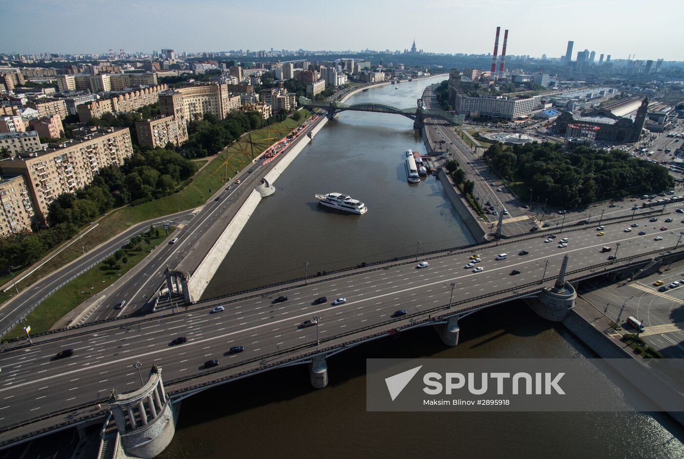 Bird's-eye views of Moscow