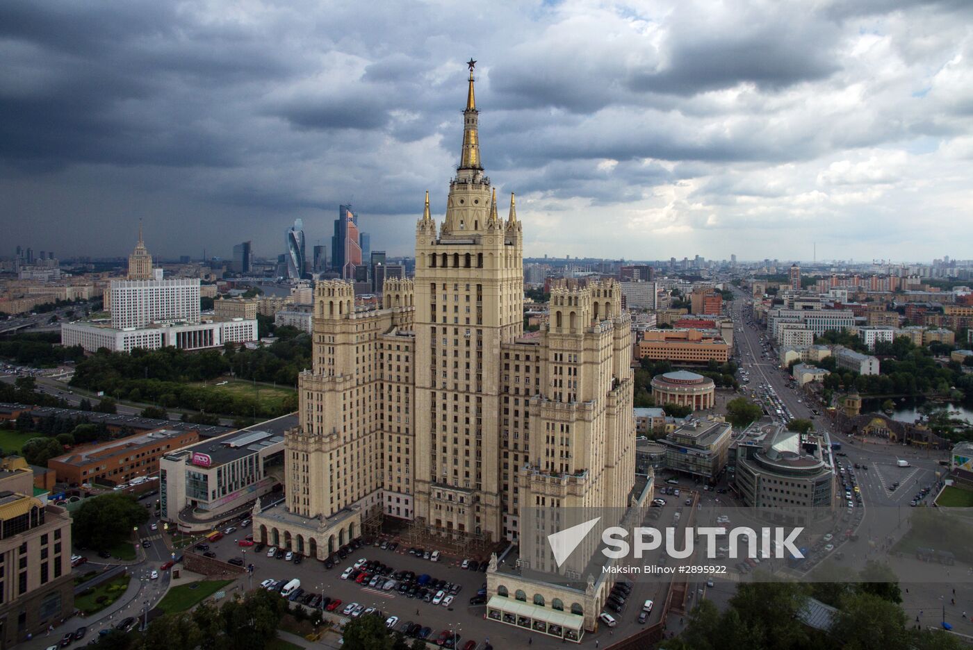 Bird's-eye views of Moscow