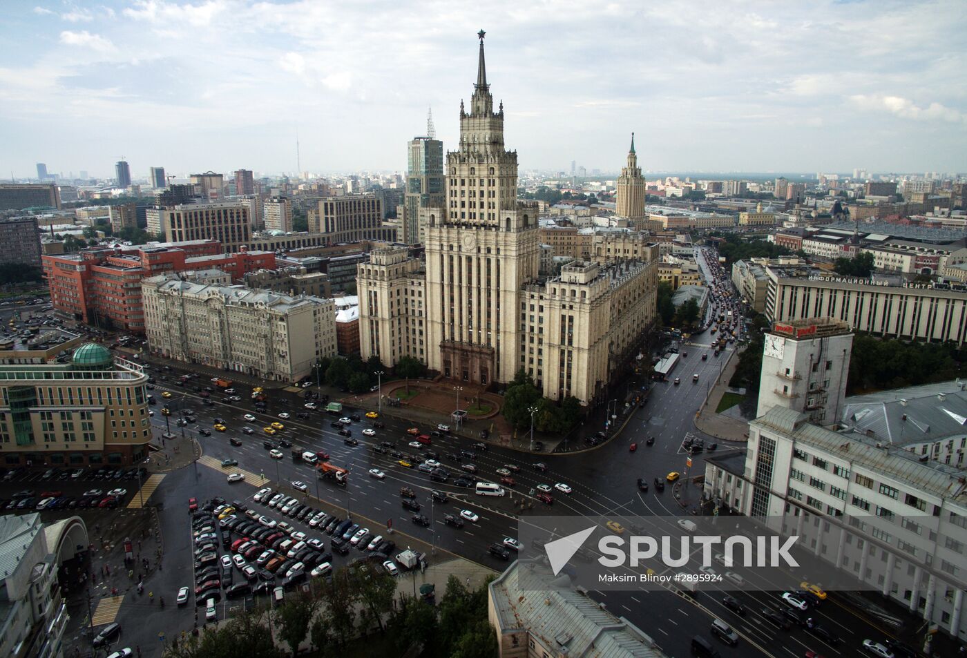 Bird's-eye views of Moscow