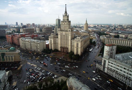 Bird's-eye views of Moscow