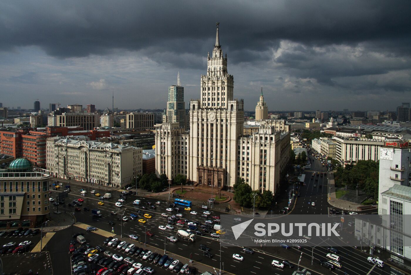 Bird's-eye views of Moscow