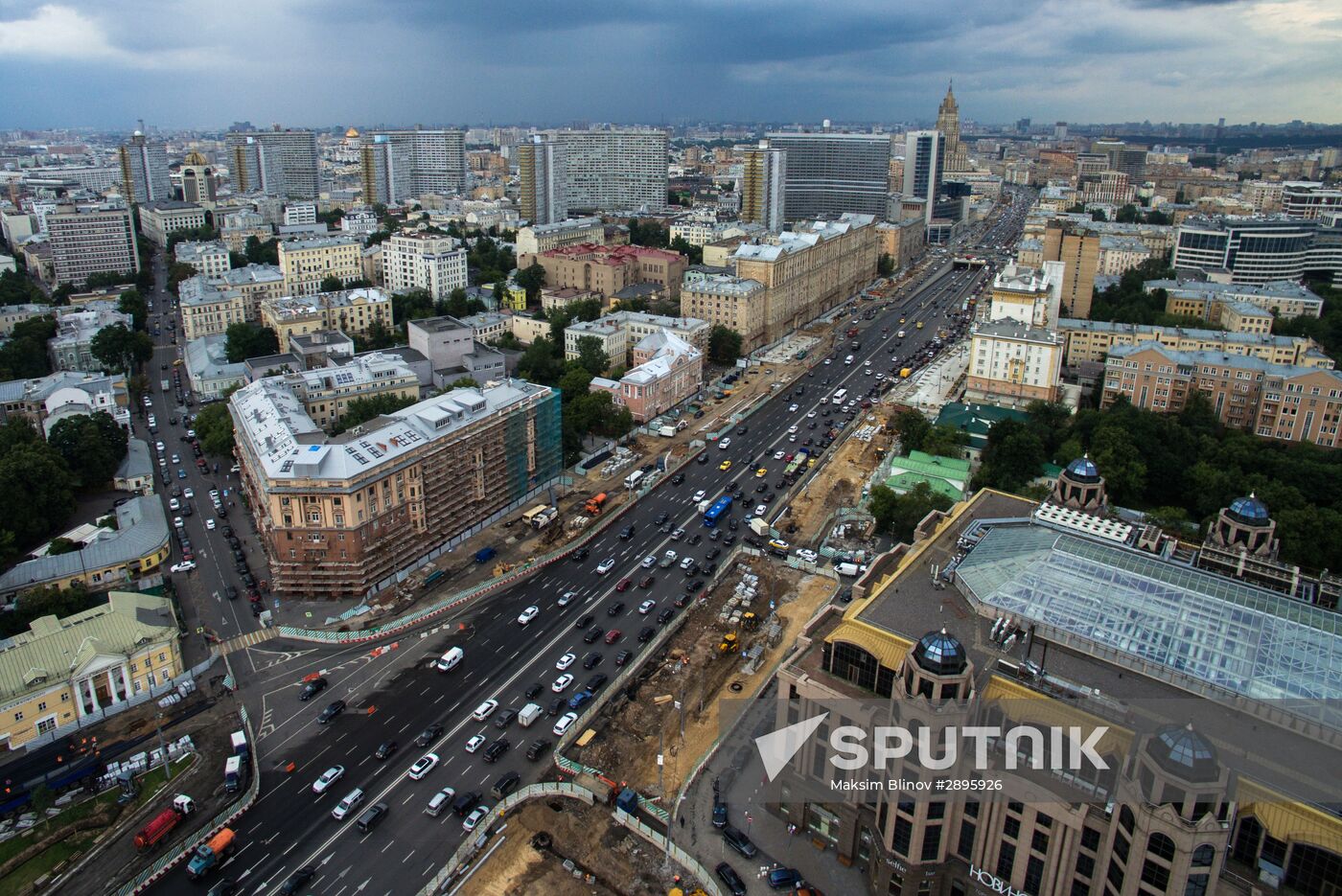 Bird's-eye views of Moscow
