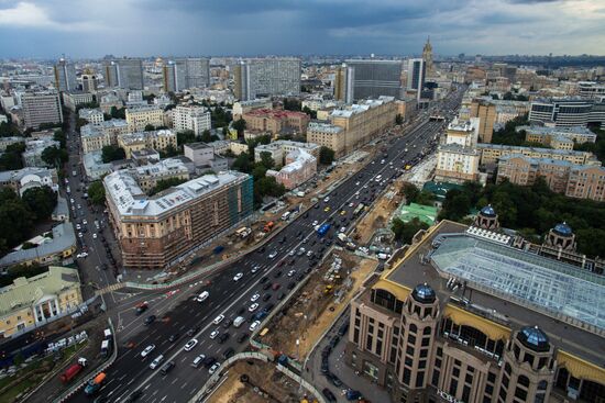 Bird's-eye views of Moscow