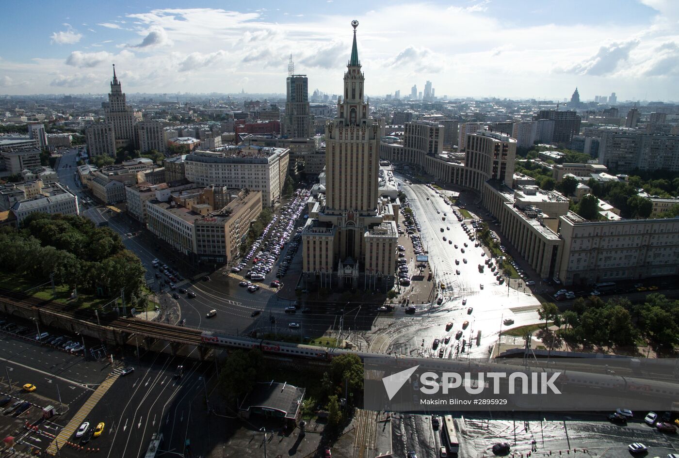 Bird's-eye views of Moscow