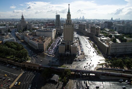 Bird's-eye views of Moscow