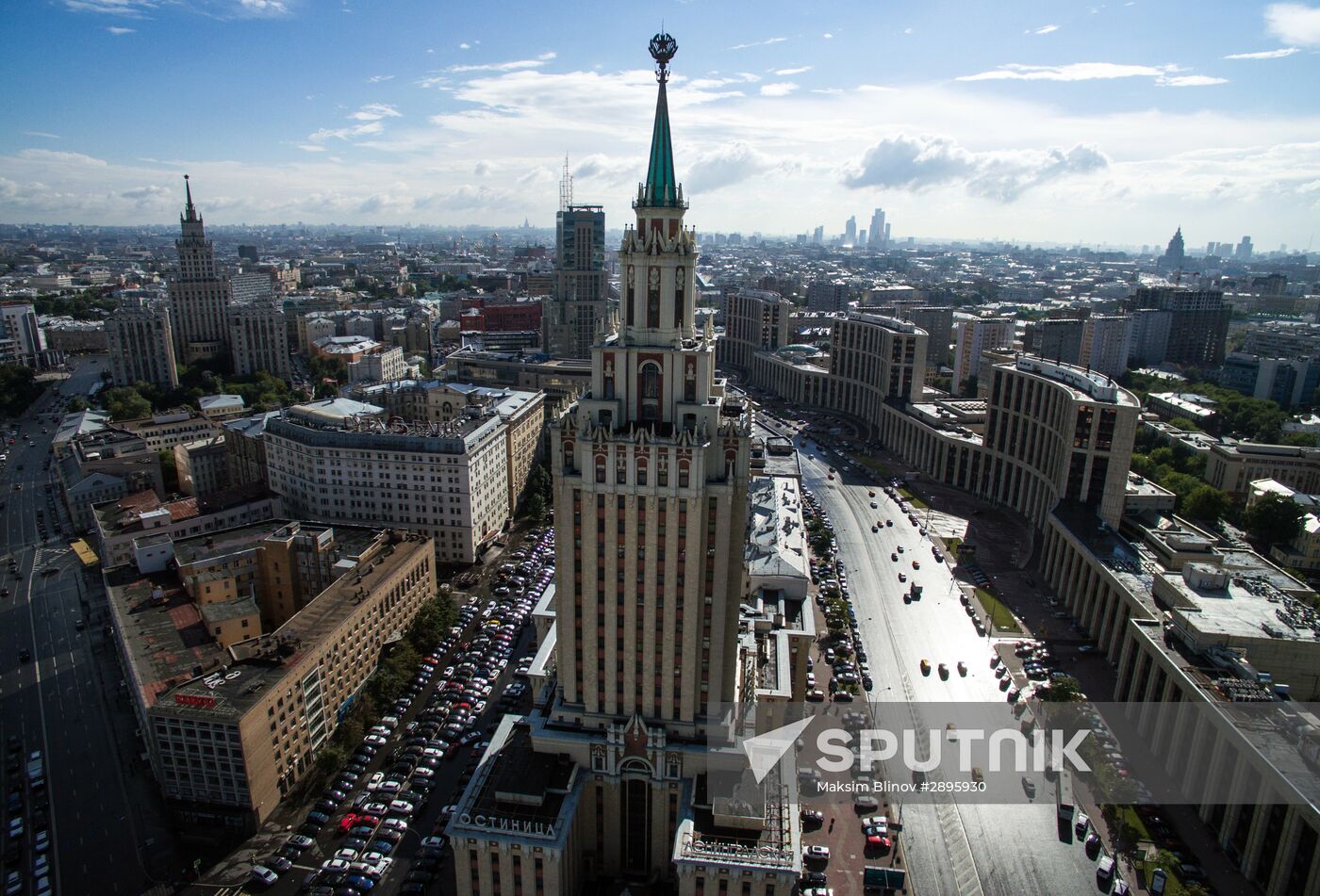 Bird's-eye views of Moscow