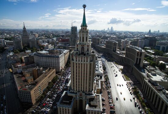 Bird's-eye views of Moscow