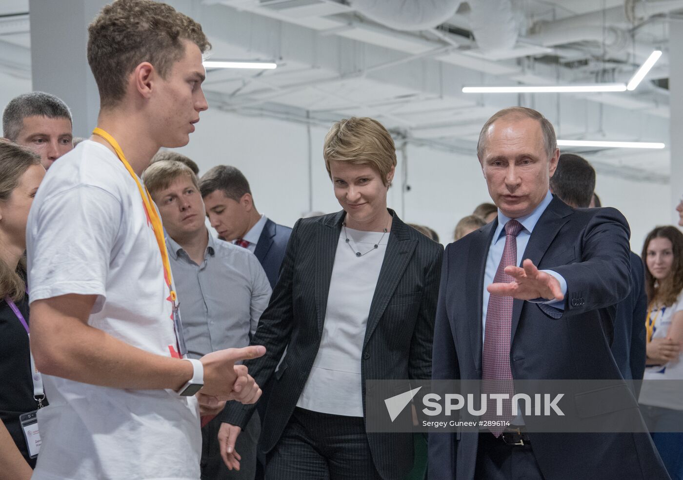 President Vladimir Putin visits Syrius educational center in Sochi