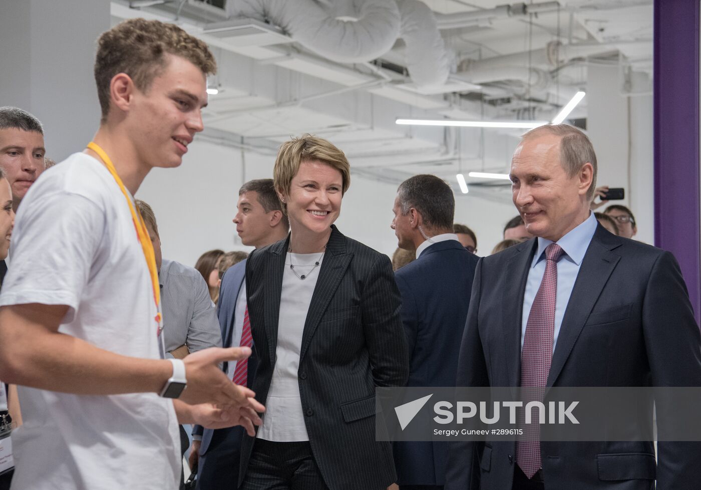 President Vladimir Putin visits Syrius educational center in Sochi