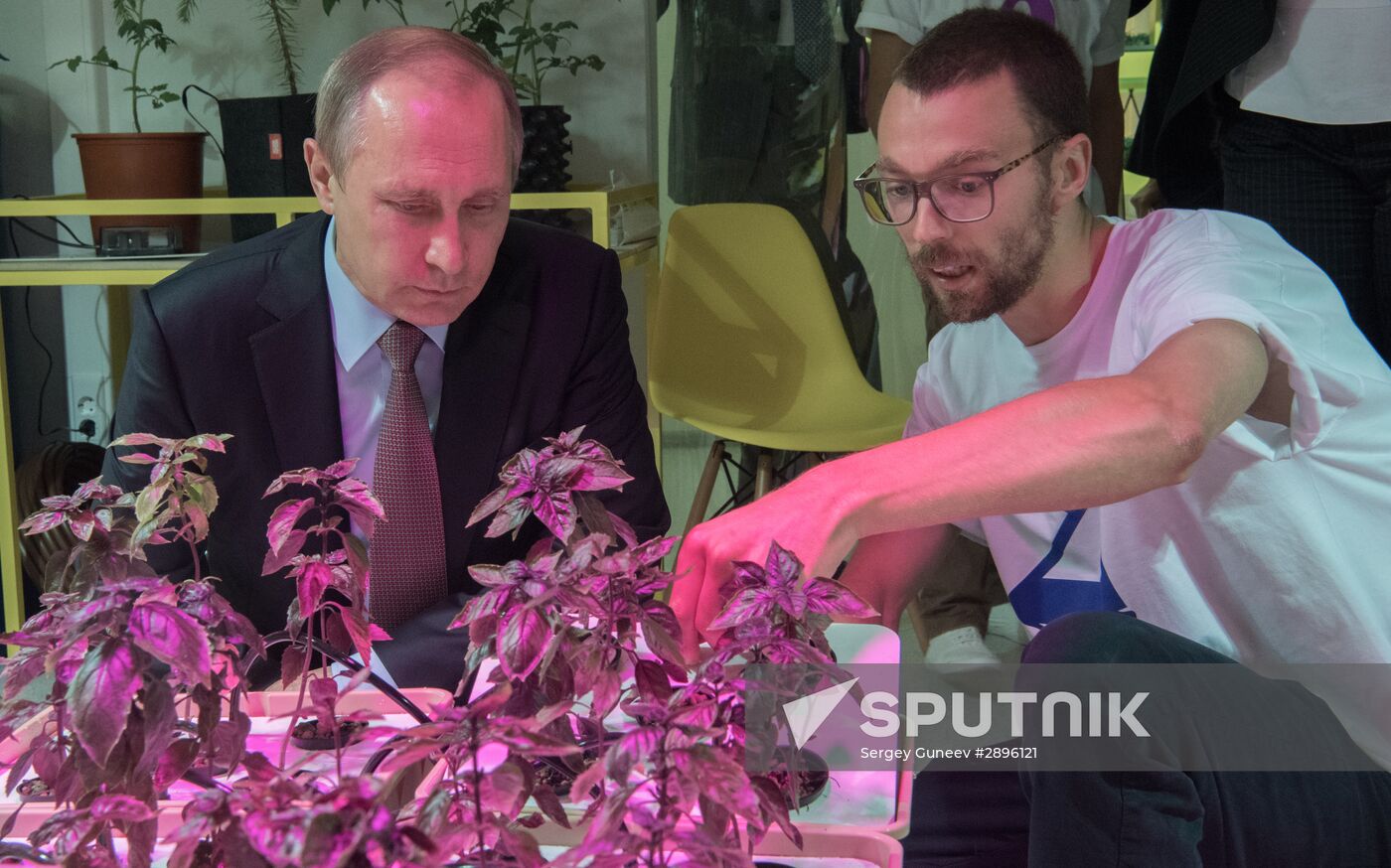 President Vladimir Putin visits Syrius educational center in Sochi