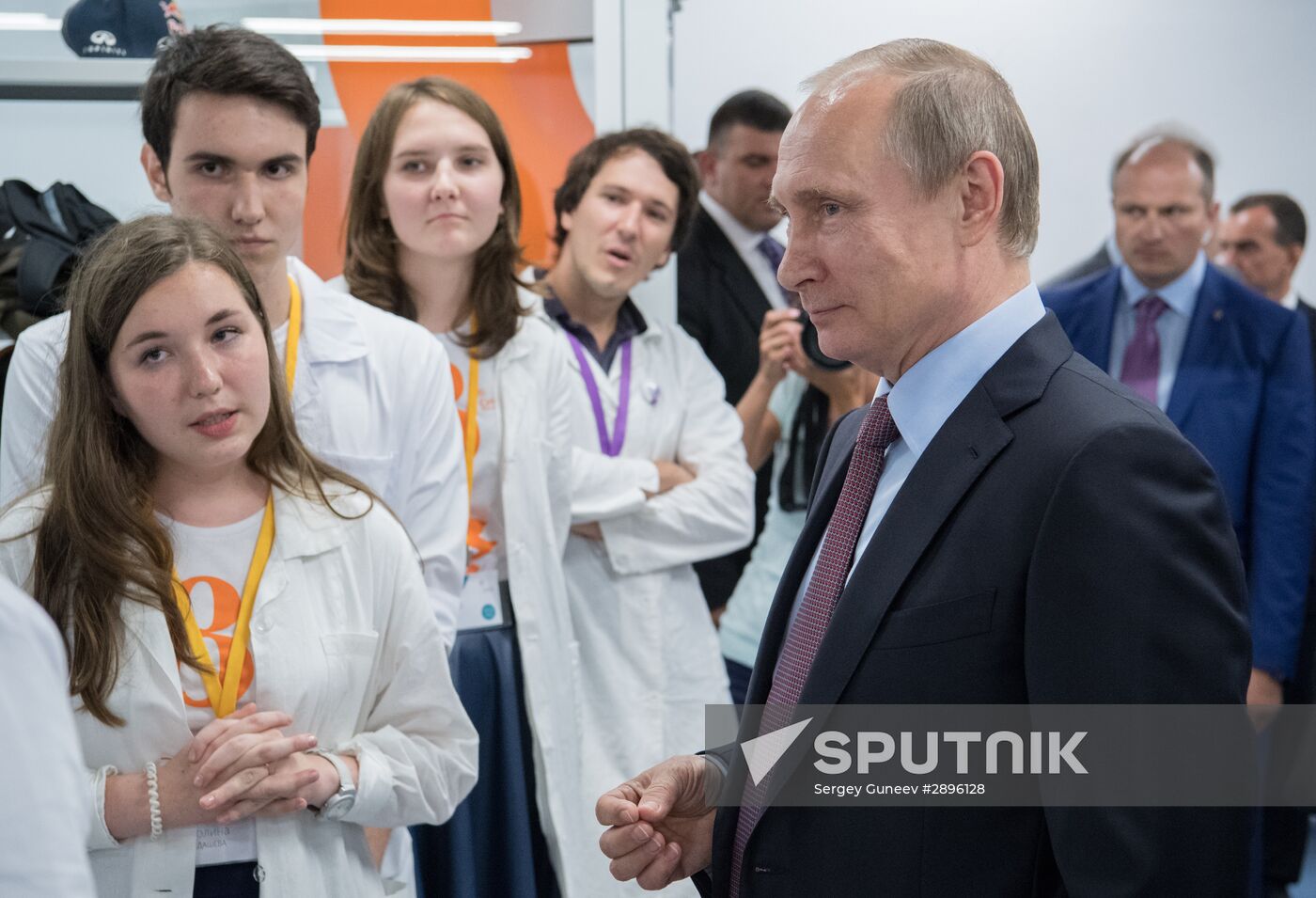 President Vladimir Putin visits Syrius educational center in Sochi