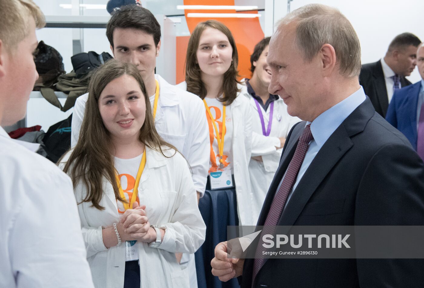 President Vladimir Putin visits Syrius educational center in Sochi