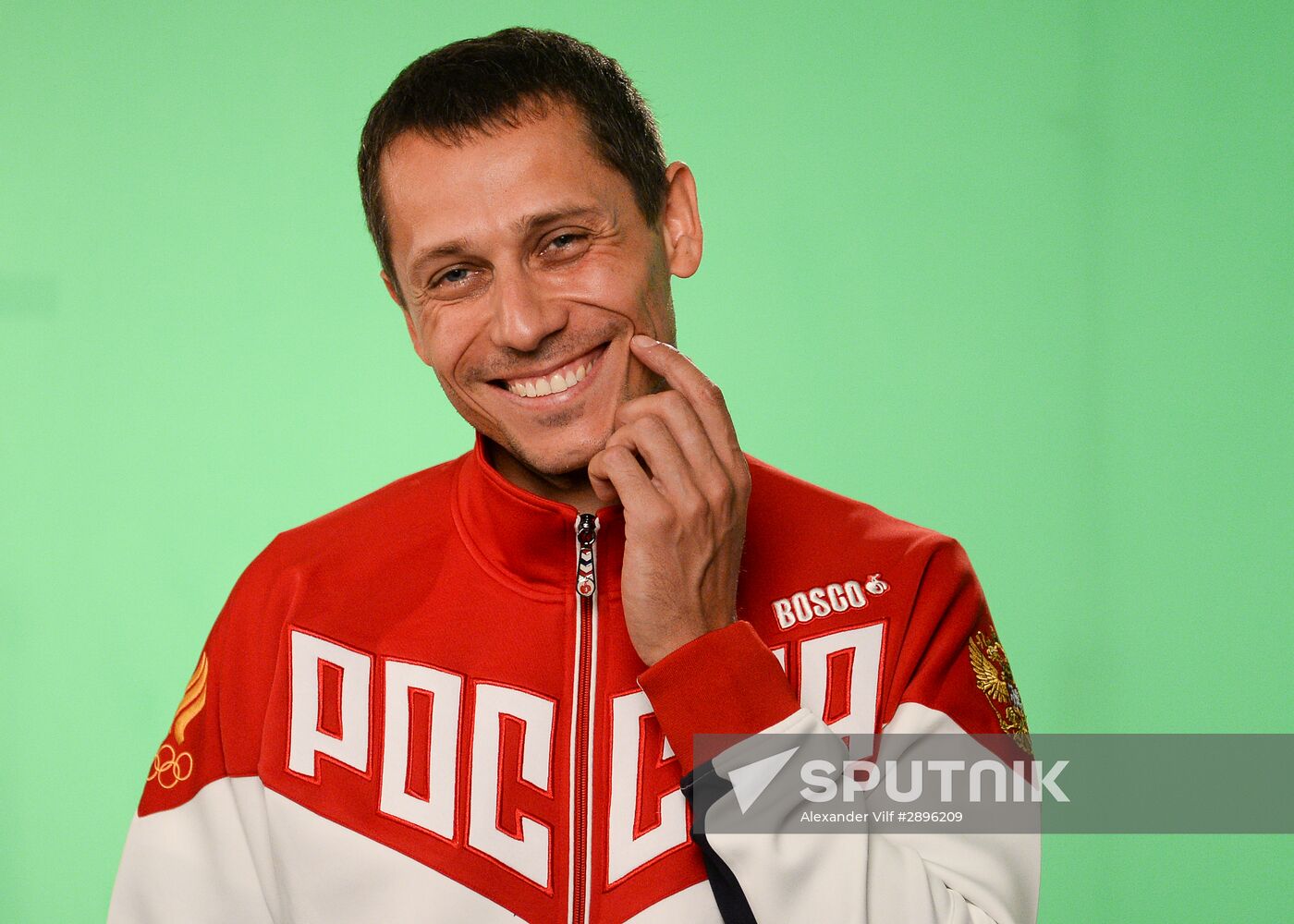 Apparel of Russian national athletics and freestyle wrestling teams prior to 2016 Olympics