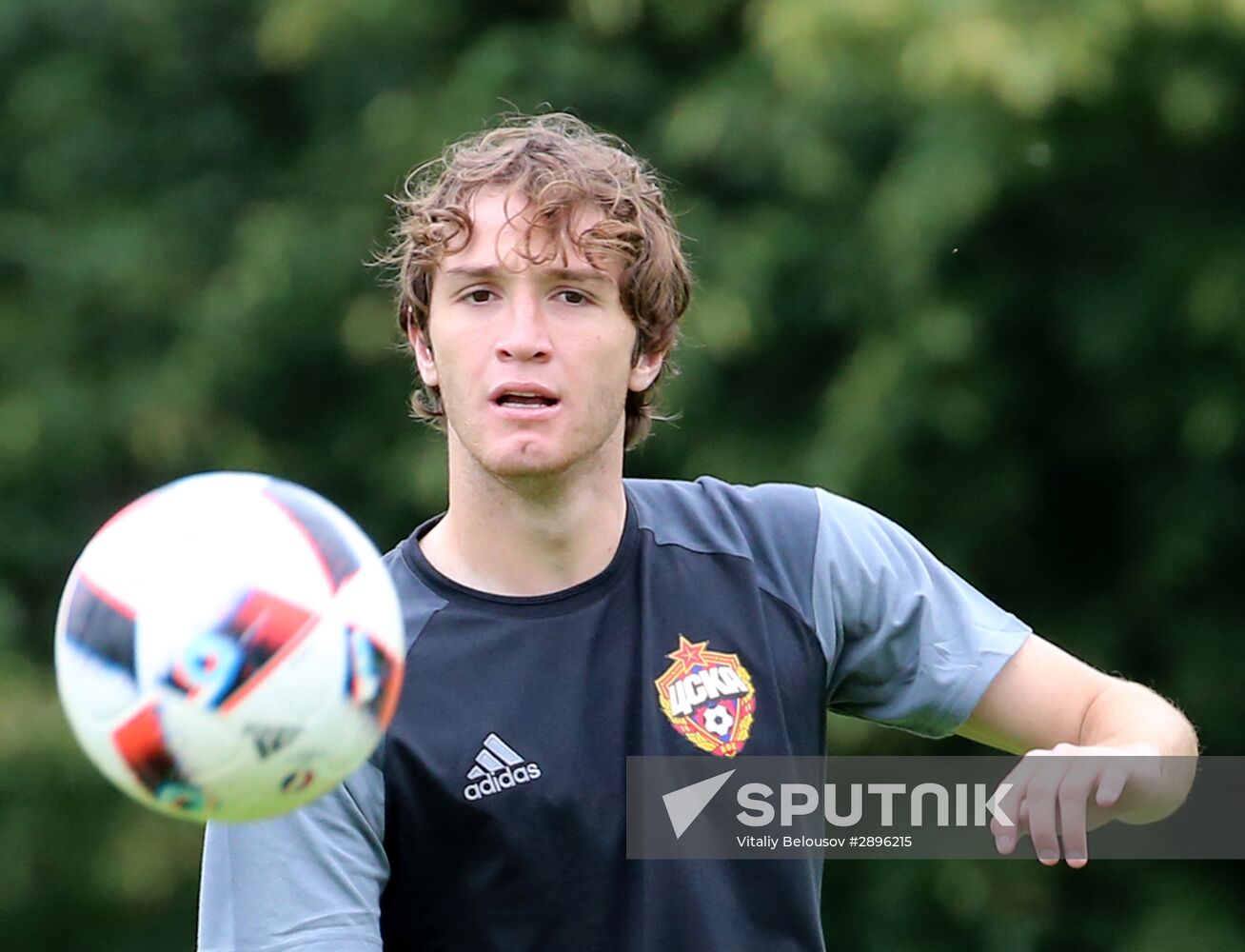 Football. FC CSKA holds training session