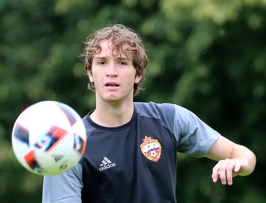 Football. FC CSKA holds training session