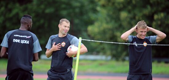 FC CSKA holds training session