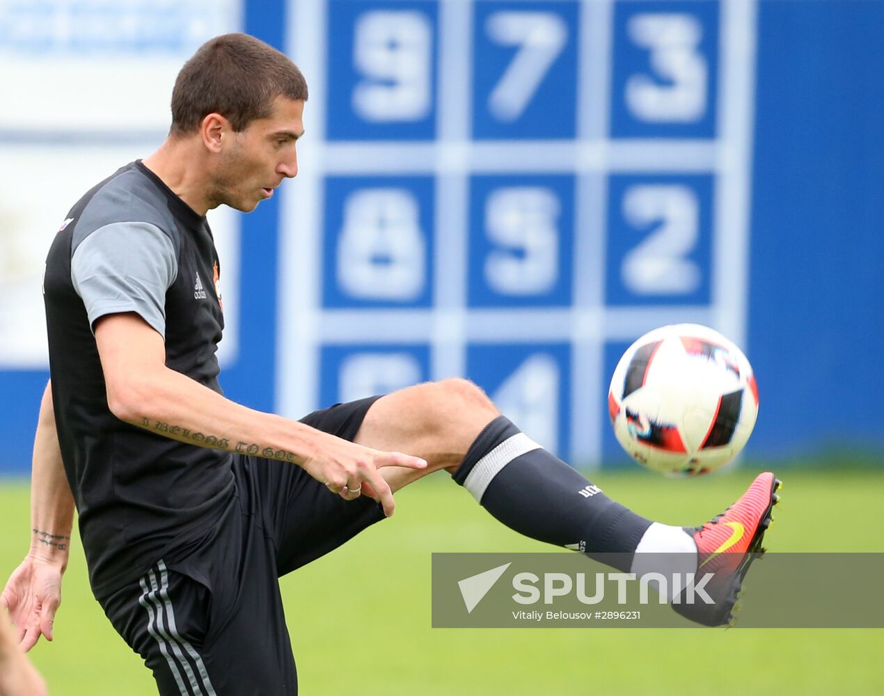 Football. FC CSKA holds training session