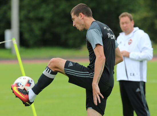 Football. FC CSKA holds training session