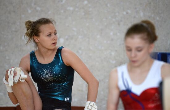 Artistic gymnastics. Russian national teams prepare for Olympics